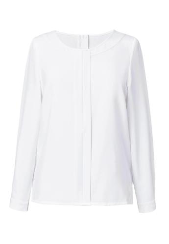 Riola Long Sleeve Crepe Blouse