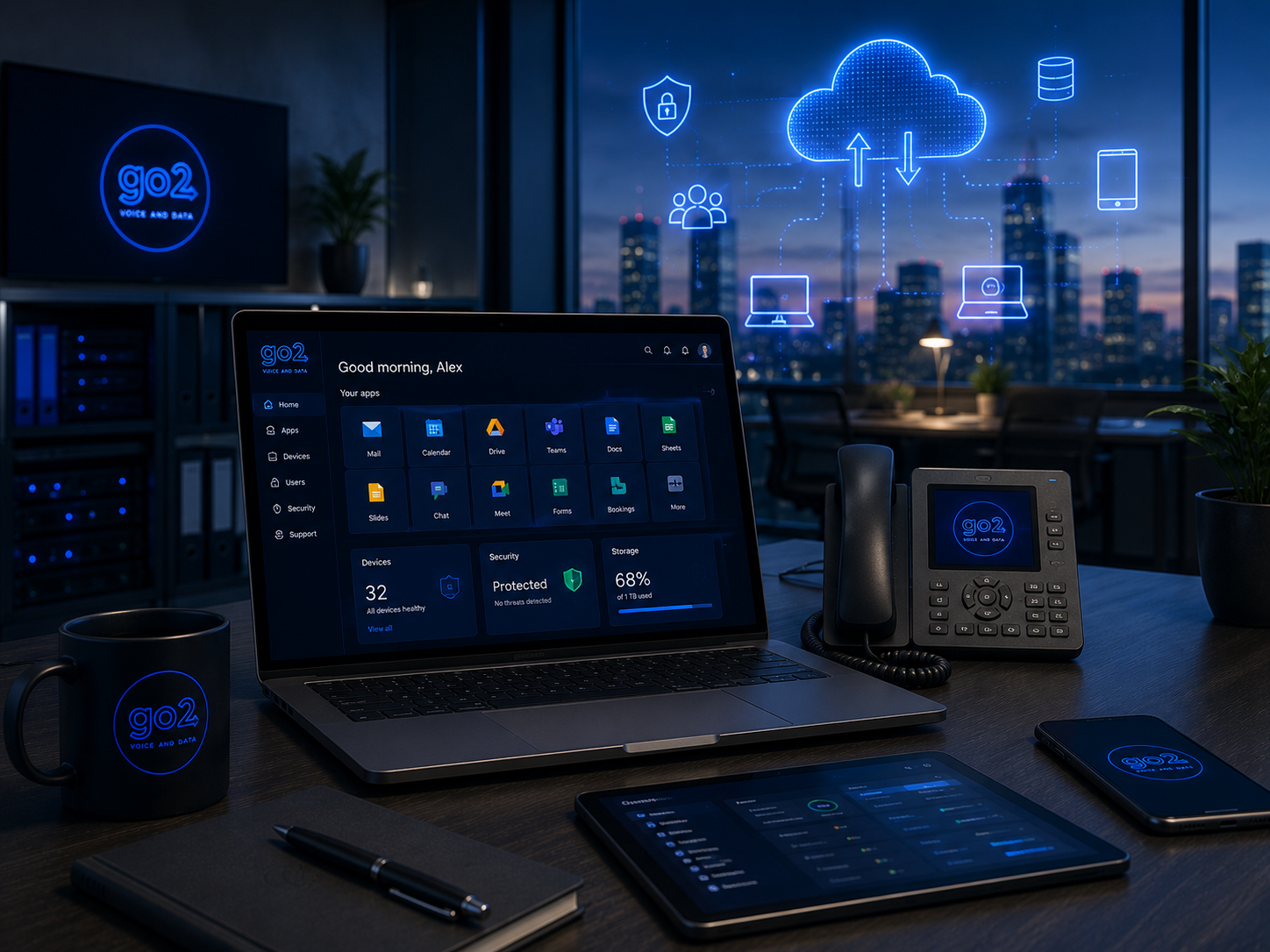 Cloud platforms and managed business IT services